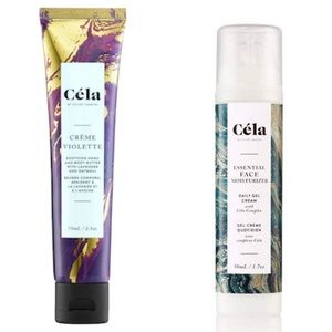 NEW Cela Essential Face Moisturizer & Creme Violette